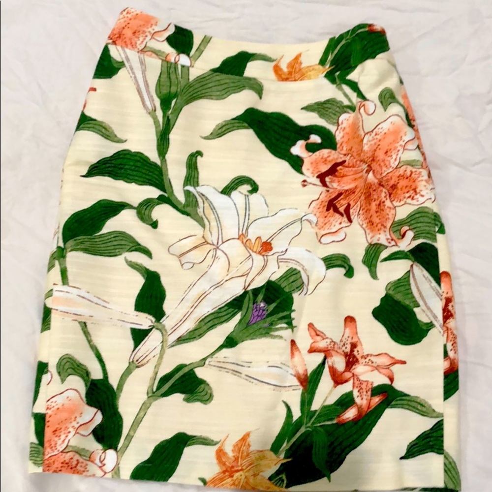 Anne Taylor floral skirt